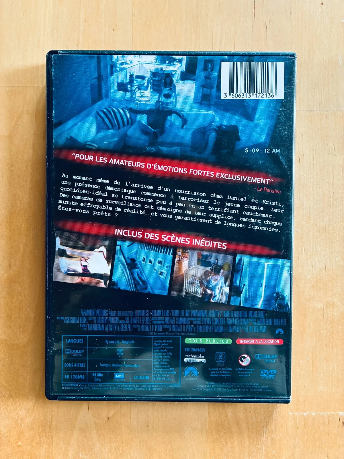 DVD Paranormal Activity 2. – photo 3